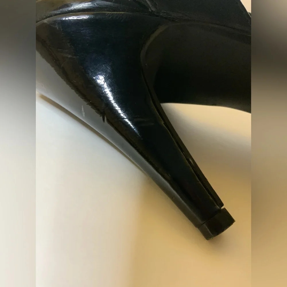Coach and Four Black Heels